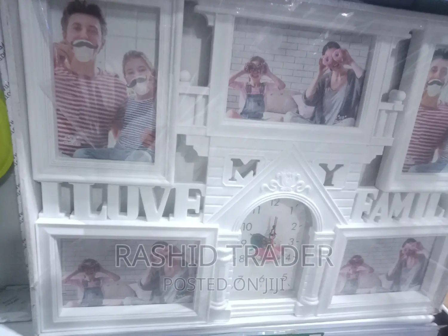 Photo Frame With Wall Clock