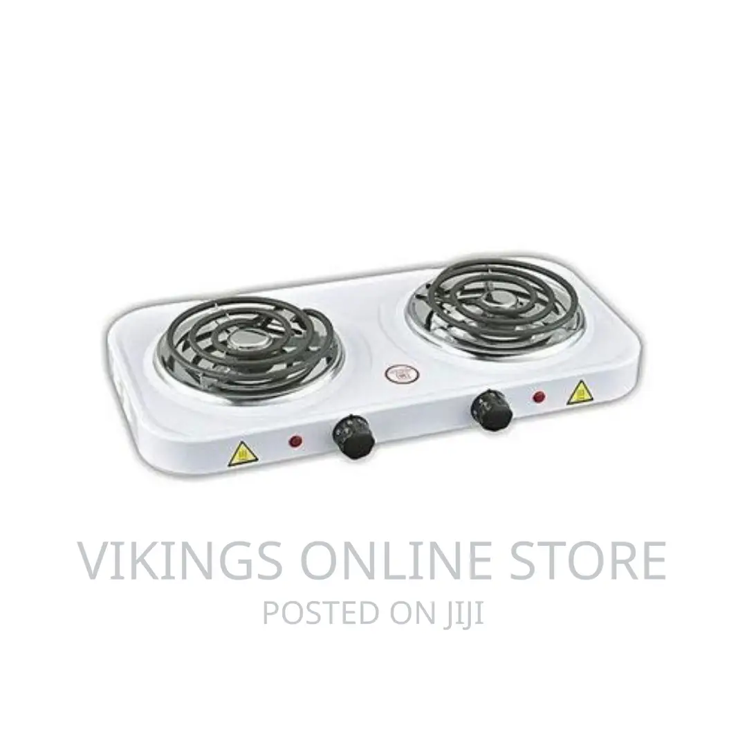 Portable Double Burner Electric Coil Hot Plate