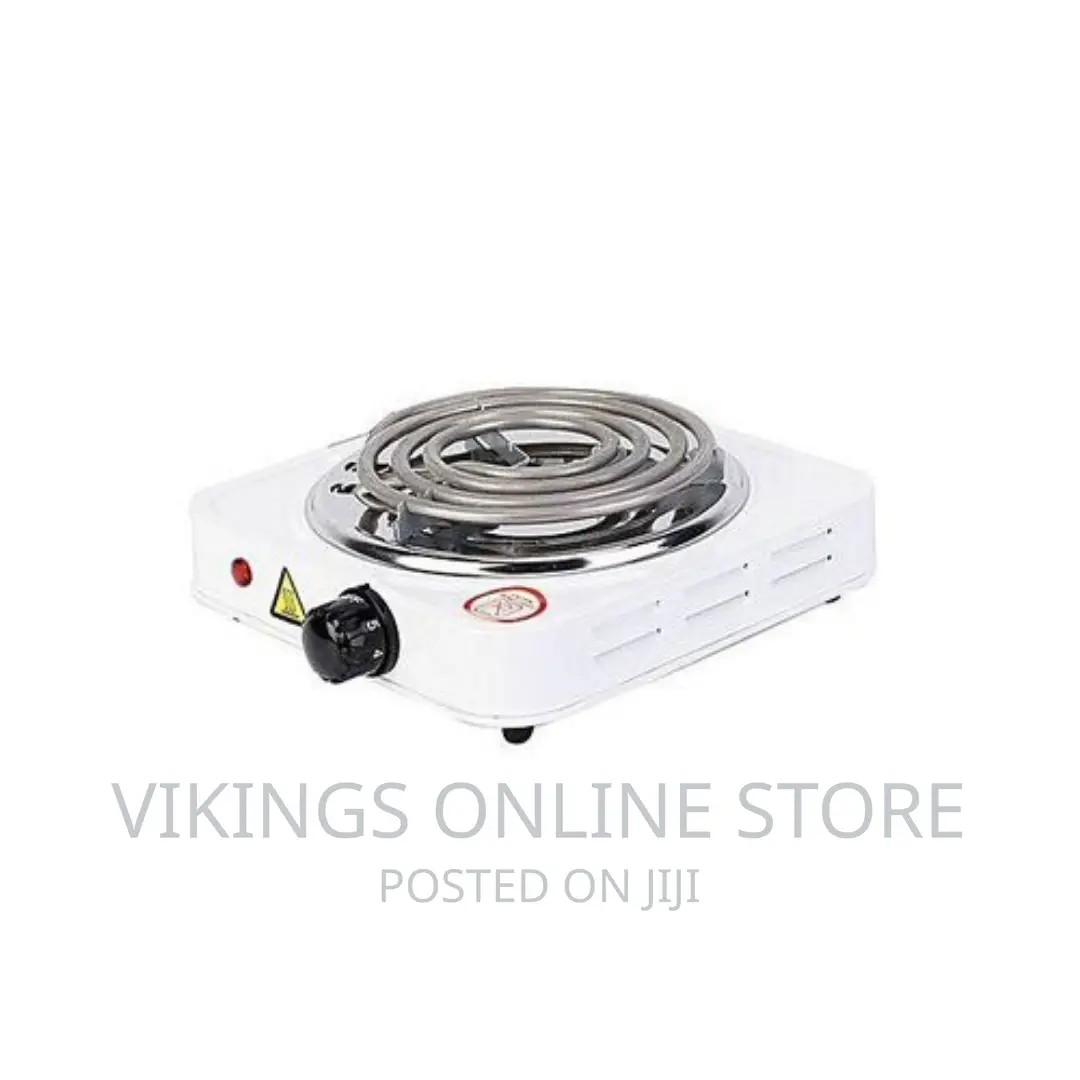 Single Electric Hot Plate - White