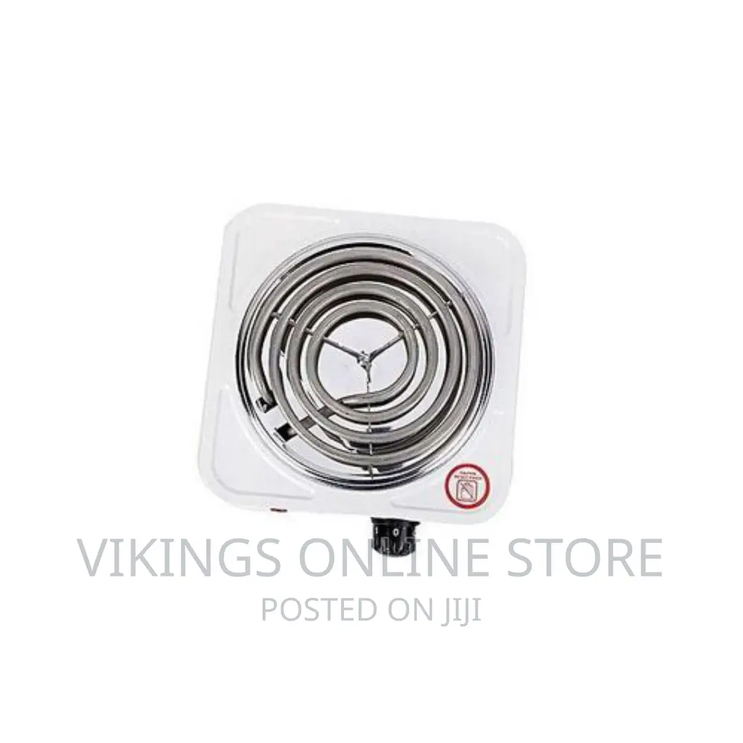 Single Electric Hot Plate - White