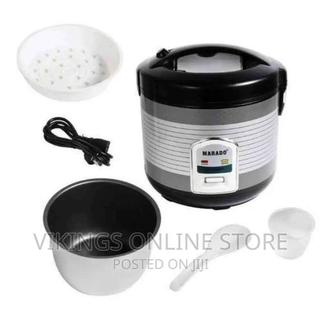 Marado Electric Rice Cooker - 5litres- Black