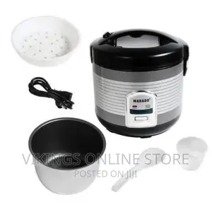 Marado Electric Rice Cooker - 5litres- Black
