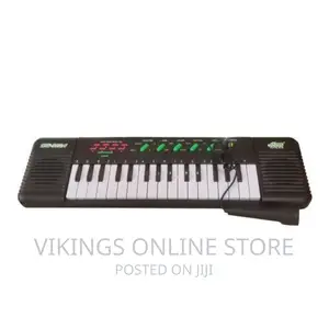 Miles Kids Electronig Keyboard 32 Keys With Mike - Black