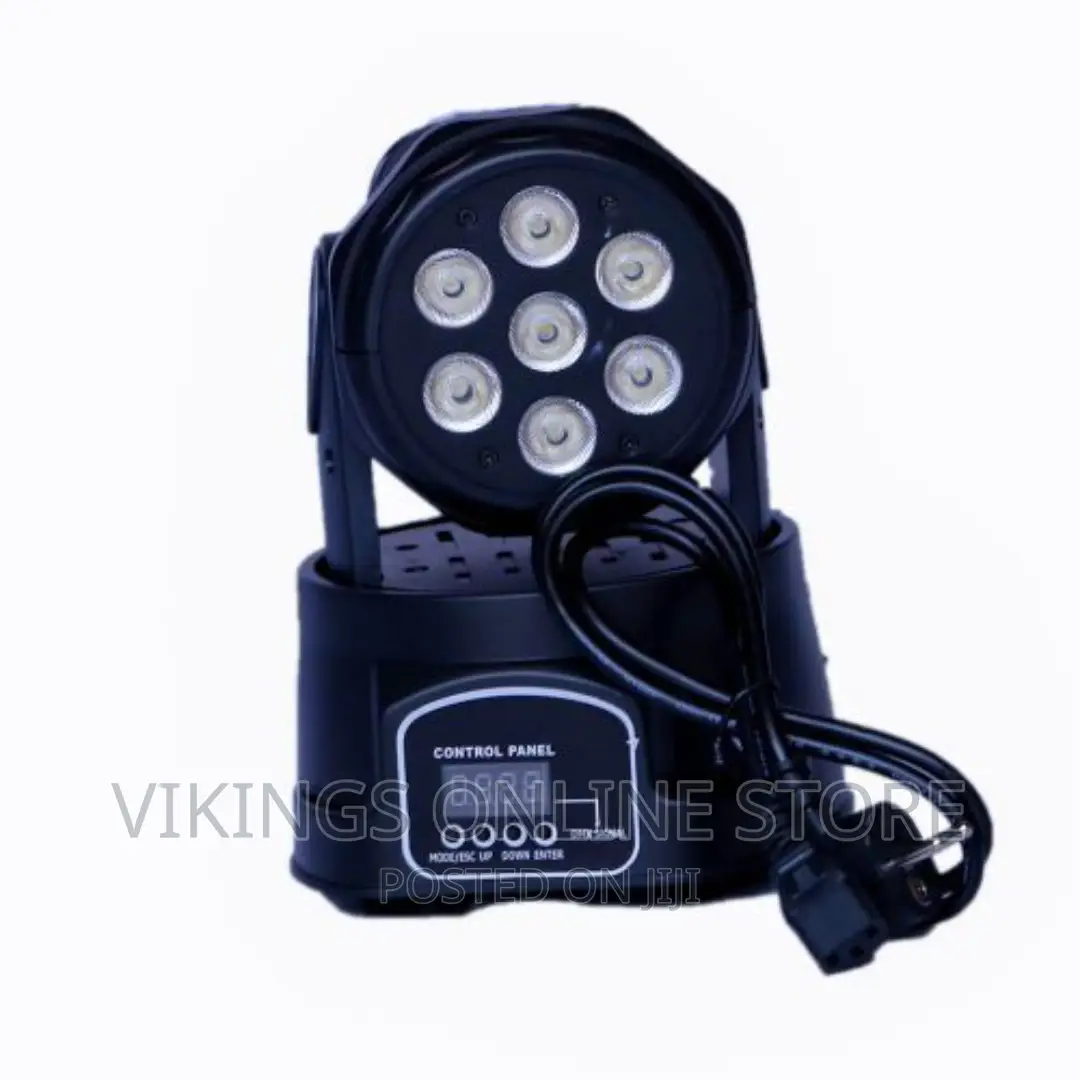 DMX Moving Head Club Light - Black