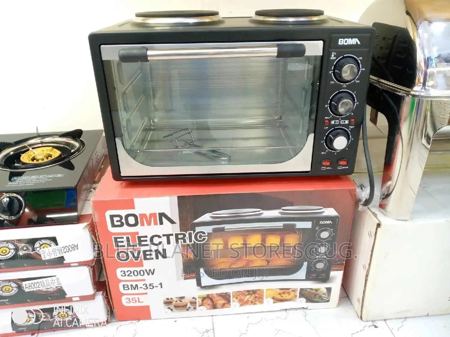 BOMA 35litres Mini Ovens With Hotplates \\ 3200w \\ B-35-1
