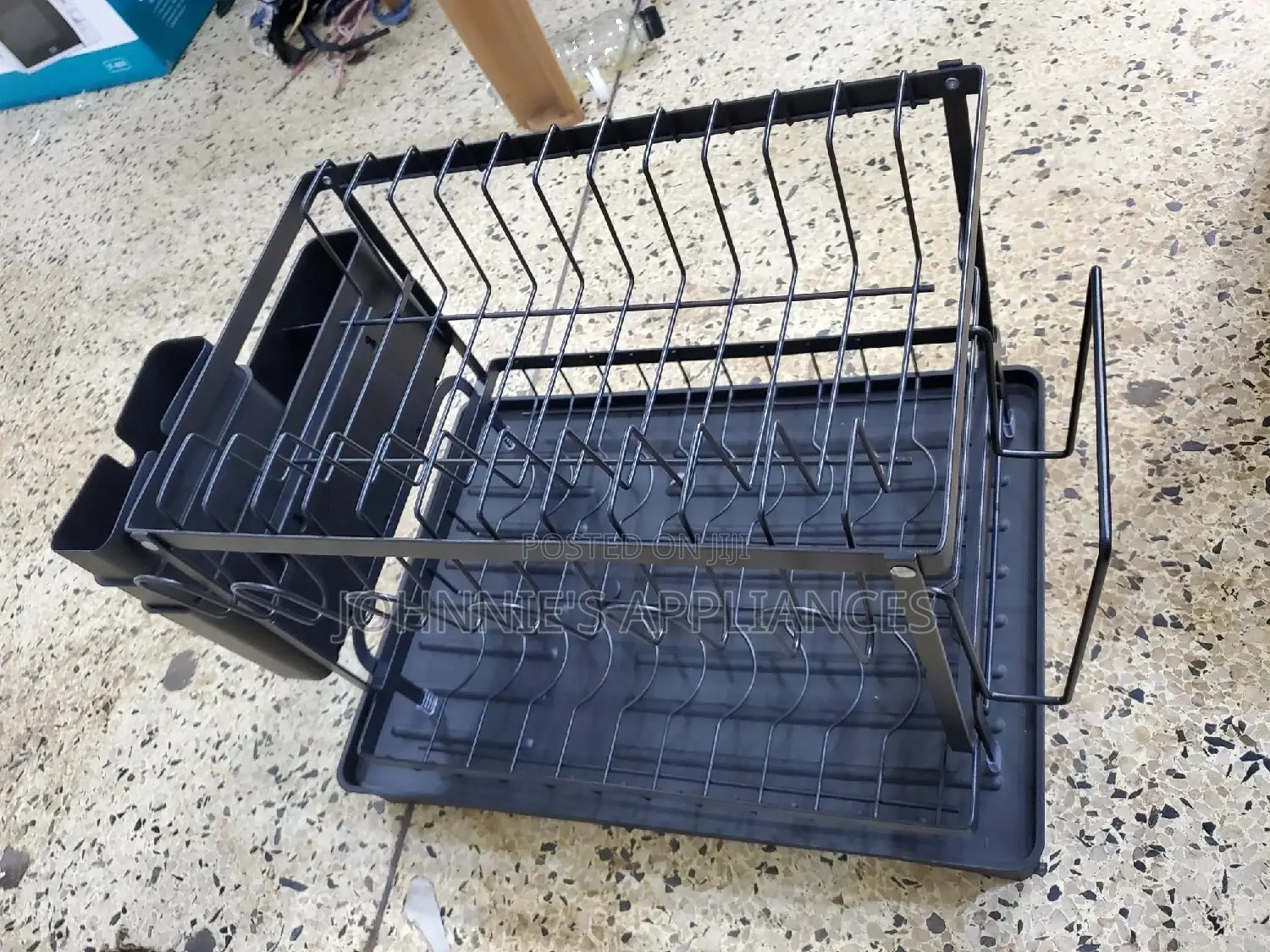 Dish Rack Drainer 2layer Black