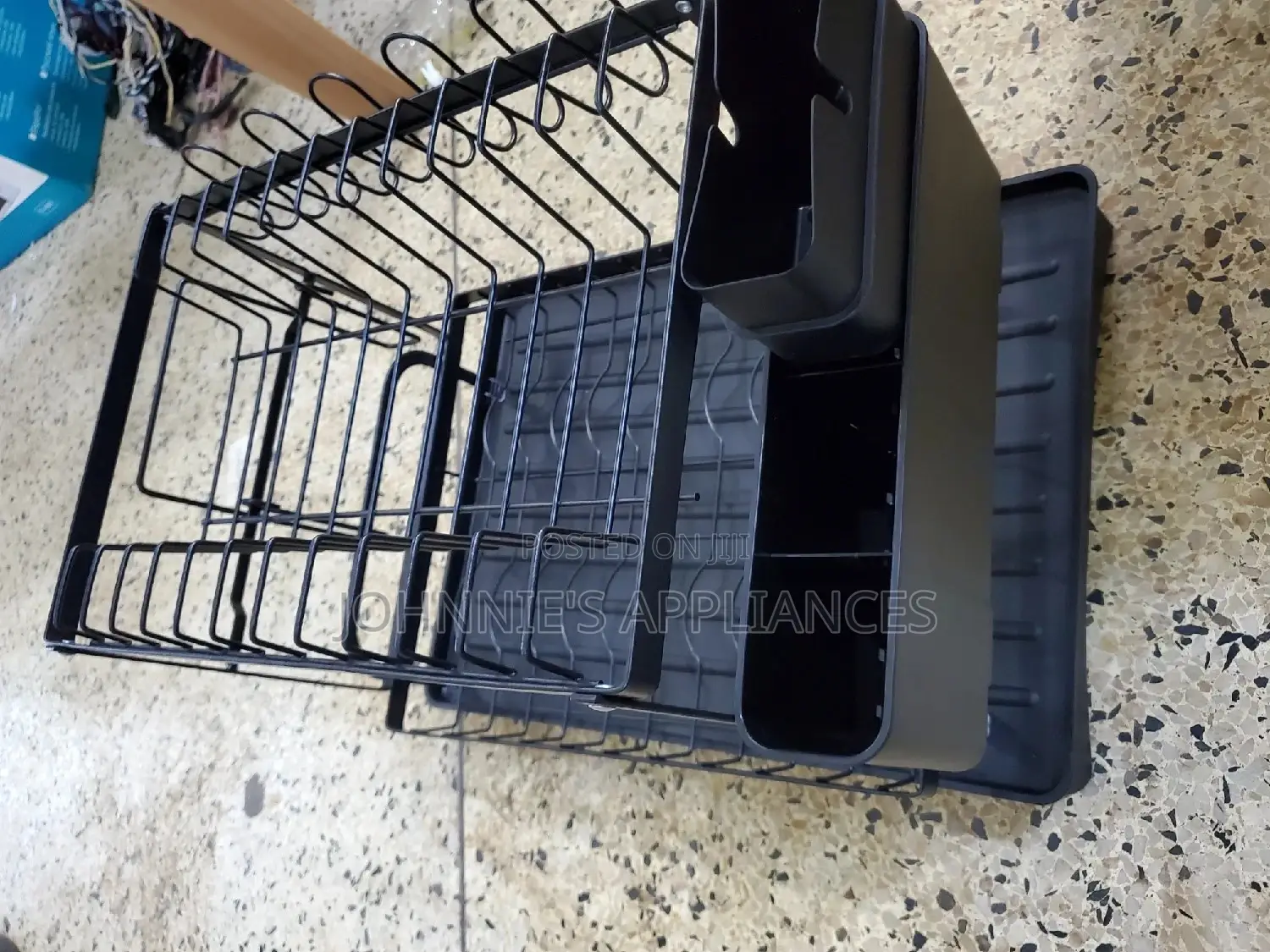 Dish Rack Drainer 2layer Black
