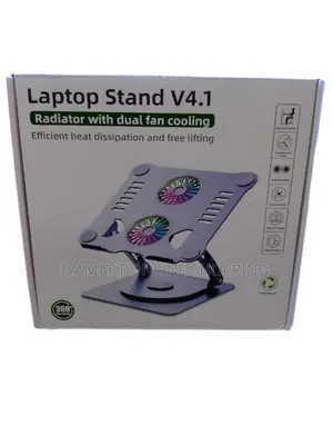 Laptop Stand - Radiator With Dual Cooling Fan