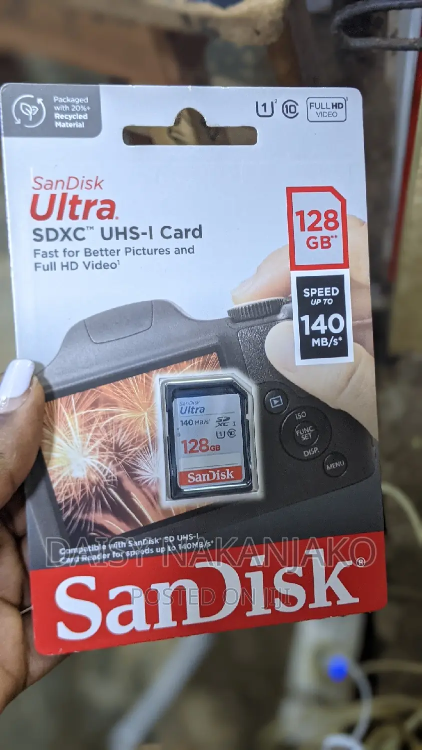 128 Gb Storage Camera Memory Card