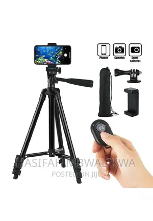 Outdoor/ Indoor Portable Tripod Stand + Remote Control