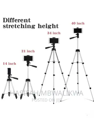 Outdoor/ Indoor Portable Tripod Stand + Remote Control