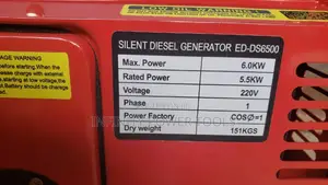 Silent Diesel Generator ED-DS6500