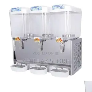 Triple Commercial Beverage Cooler.