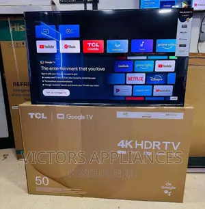 TCL 50” UHD Android Google Tv