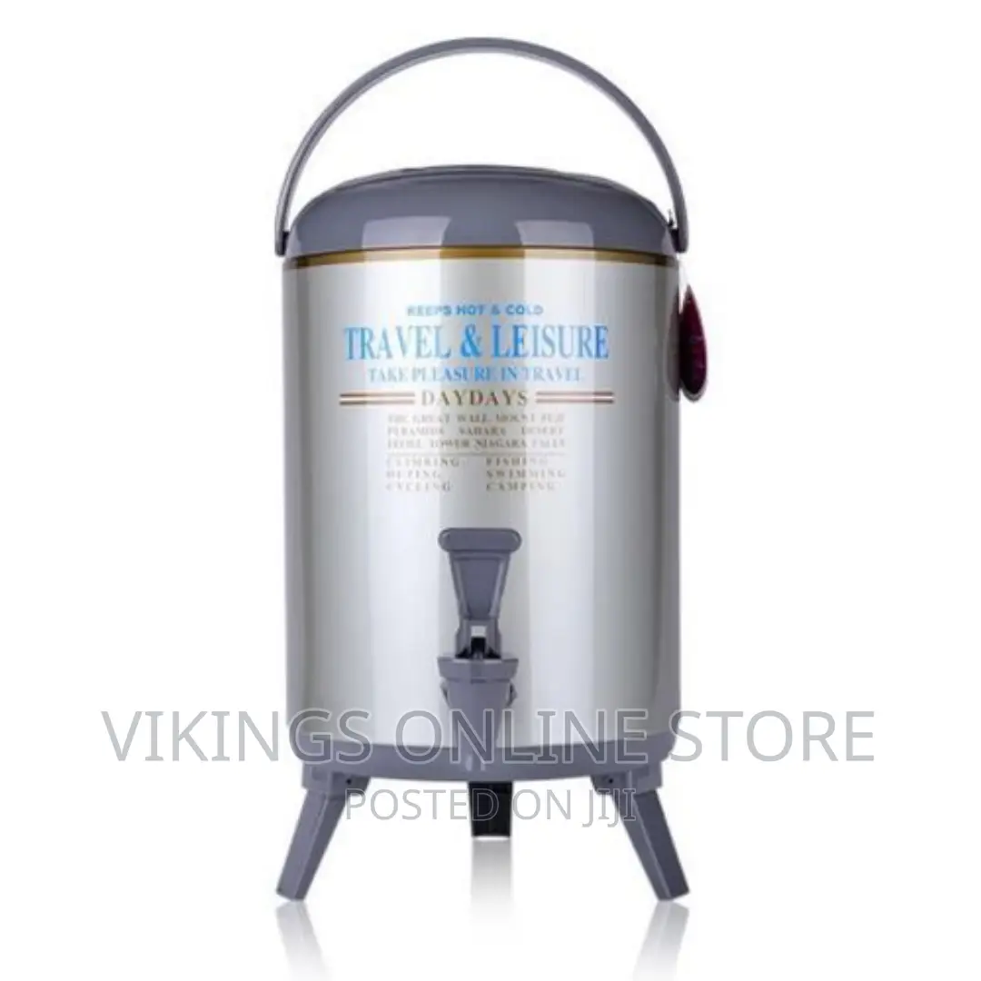 Daydays 9.5 Litres Daydays Hot Cold Thermos Flask-Silver