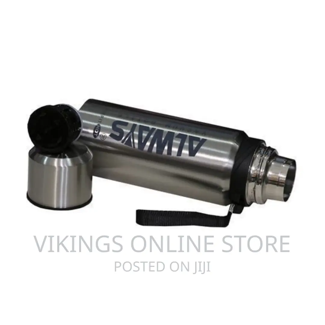 Always Vacuum Flask 1ltre- Silver