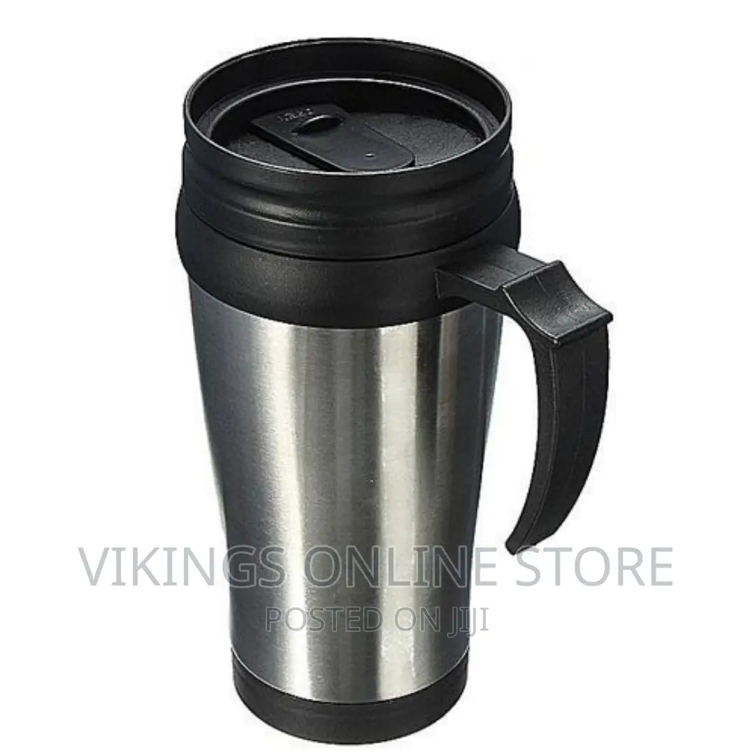 Portable Stainless Travel Insulated Mug - Silver