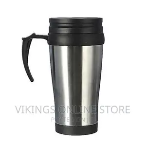 Portable Stainless Travel Insulated Mug - Silver