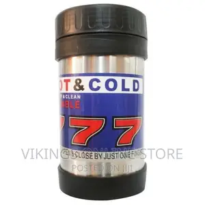 Hot and Cold Stainless Steel Vacuum Cup - Silver