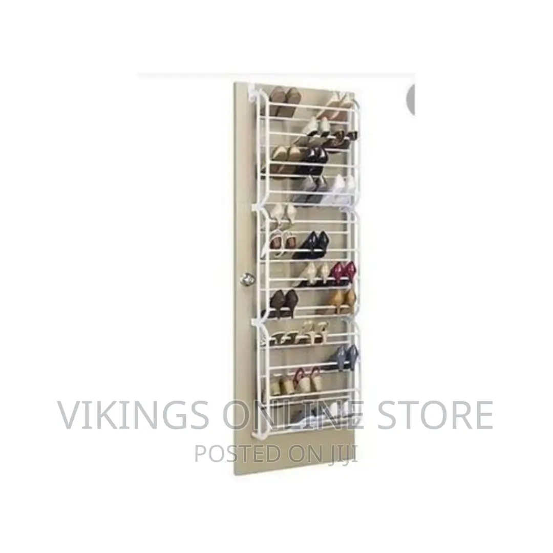 Over the Door Shoe Rack 36 Pairs -White