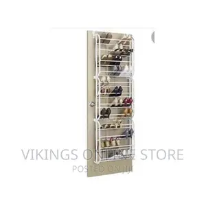Over the Door Shoe Rack 36 Pairs -White