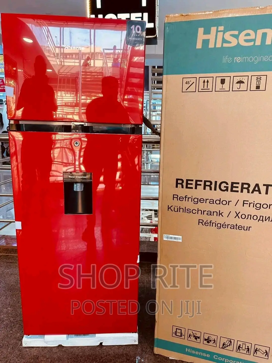 Hisense Refrigerator Double Door 270L With a Dispenser
