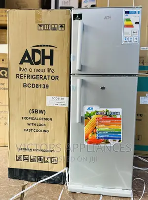 Brand New 158L Double Door ADH REFRIGERATOR
