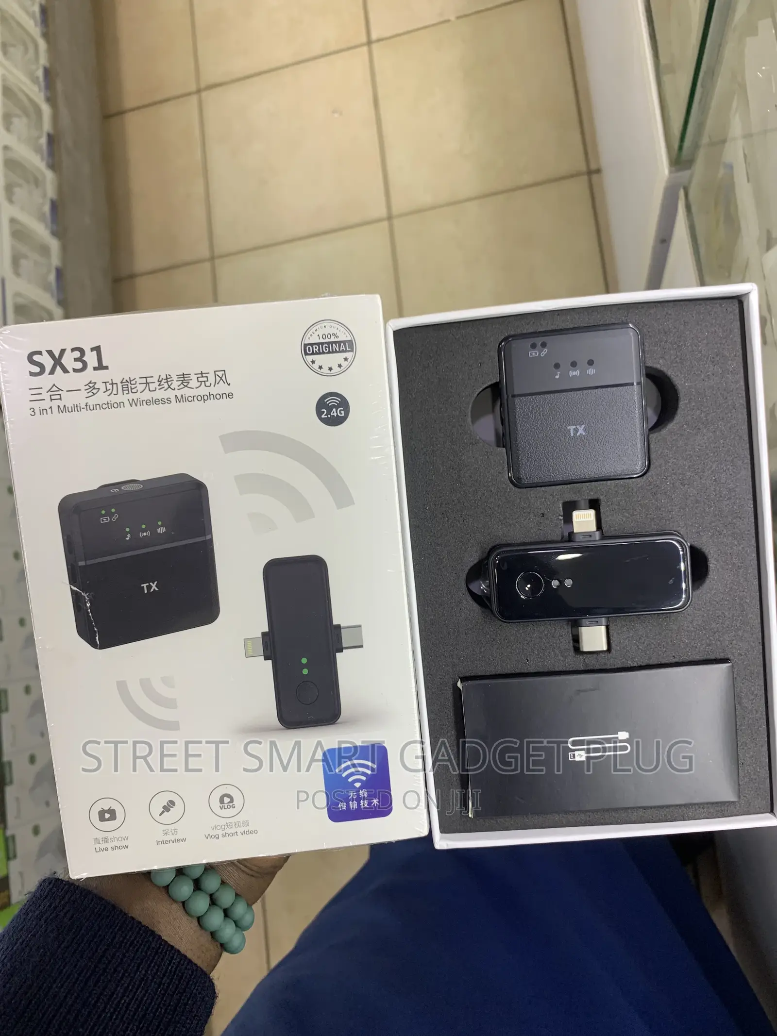 SX31 3n1 Multifunctional Wireless Mircophone