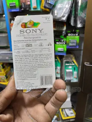 Rechargeable Batteries Sony 9v
