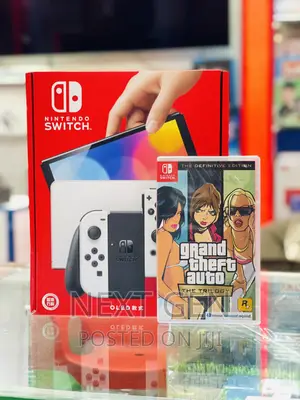 Nintendo Switch Oled With Gta Triology