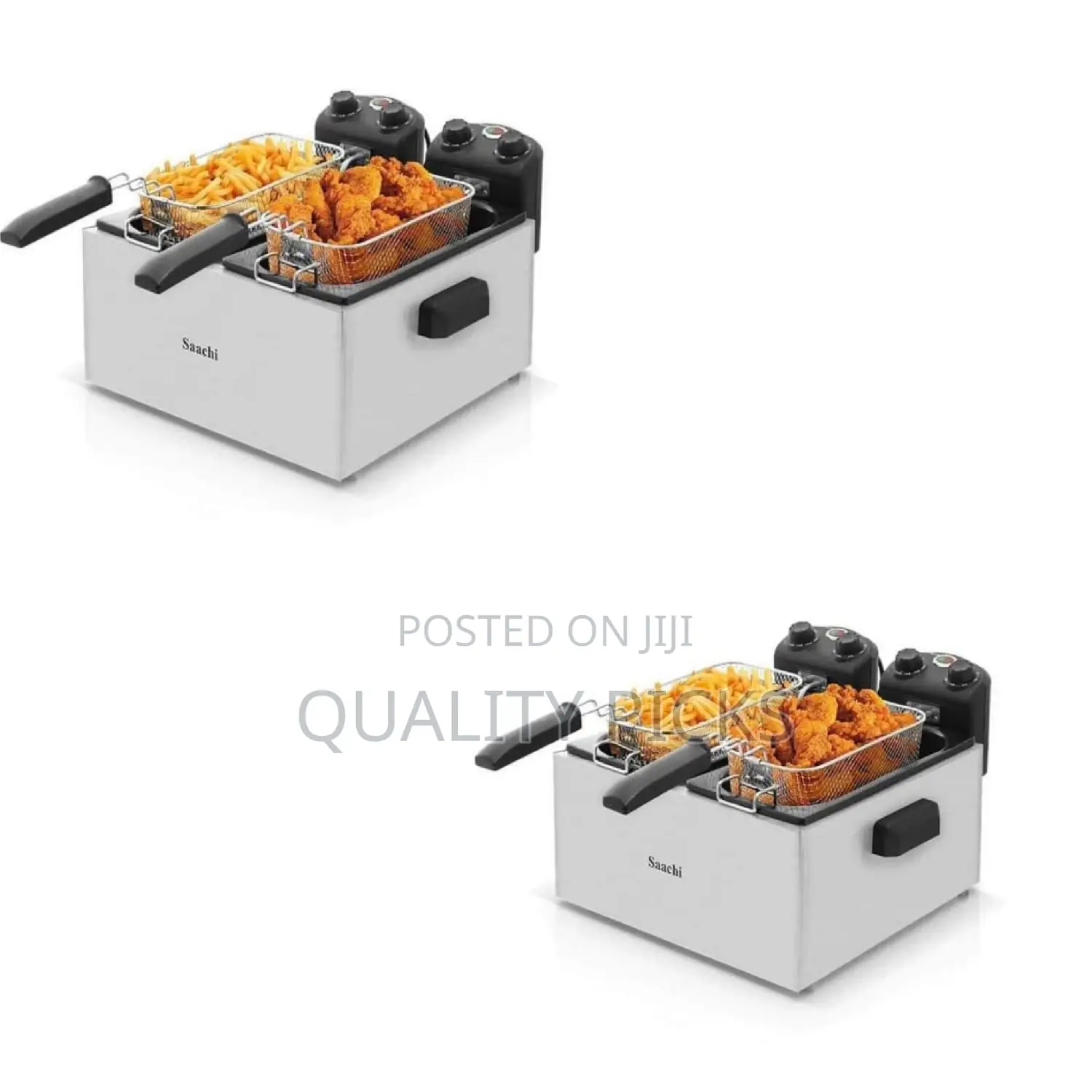 Double Saachi Deep Fryer