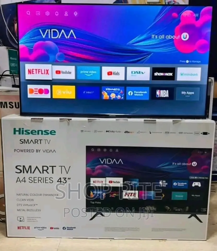 Hisense 43inches Smart Vida TVS A4 Series