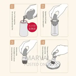 2 in 1 Oil Dispenser With Brush for Cooking