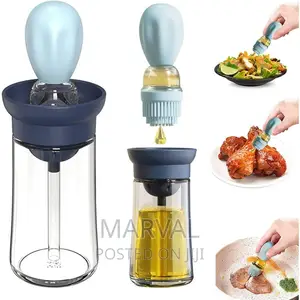 2 in 1 Oil Dispenser With Brush for Cooking