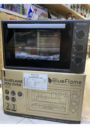 Blueflame 35 Electric Liters Mini Oven - Inox Black
