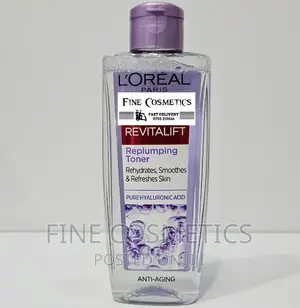 LOREAL Toner -Anti-Aging, Revitalift and Replumping Toner.