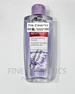 LOREAL Toner -Anti-Aging, Revitalift and Replumping Toner.