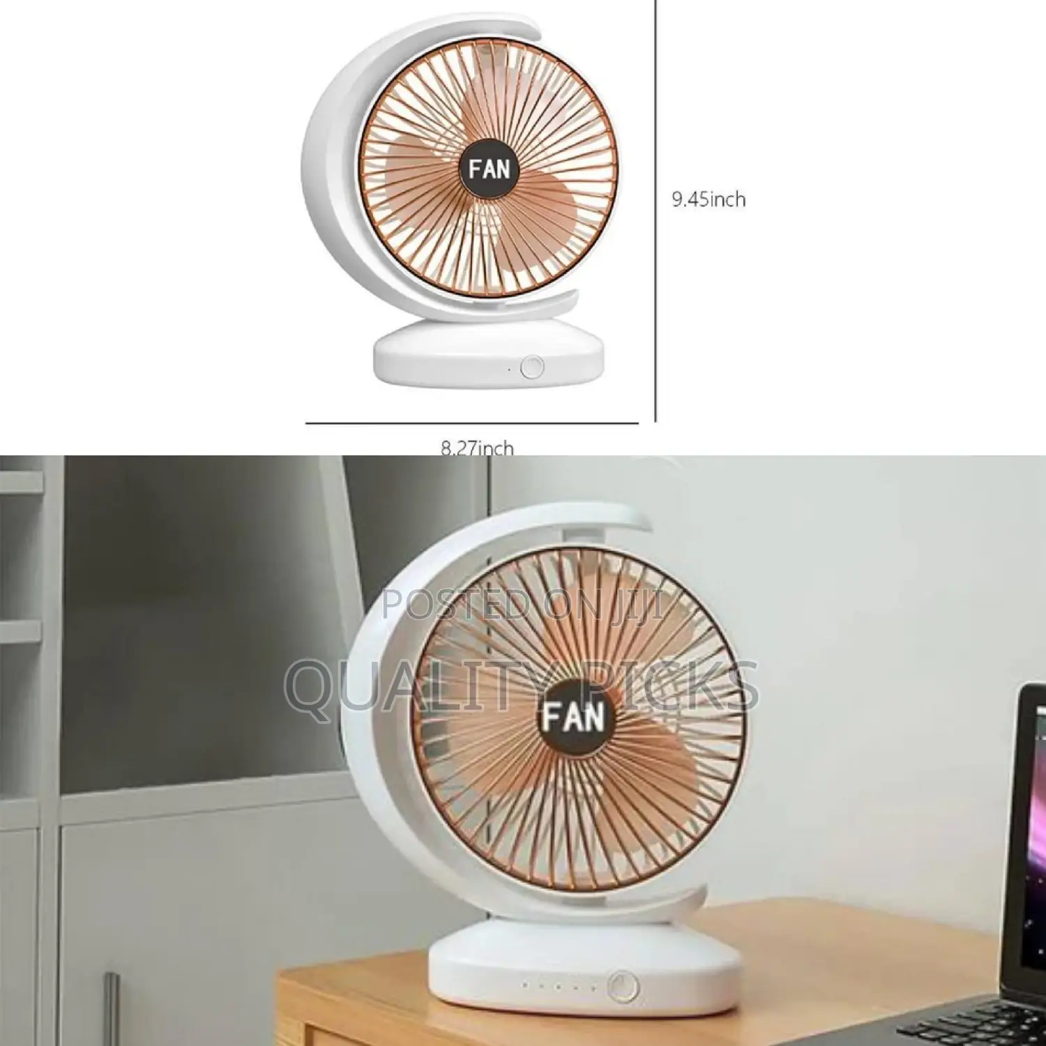 Portable Mini Desktop Fan