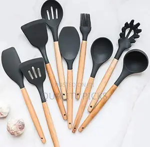 Portable Kitchen Silicone Utensils Set