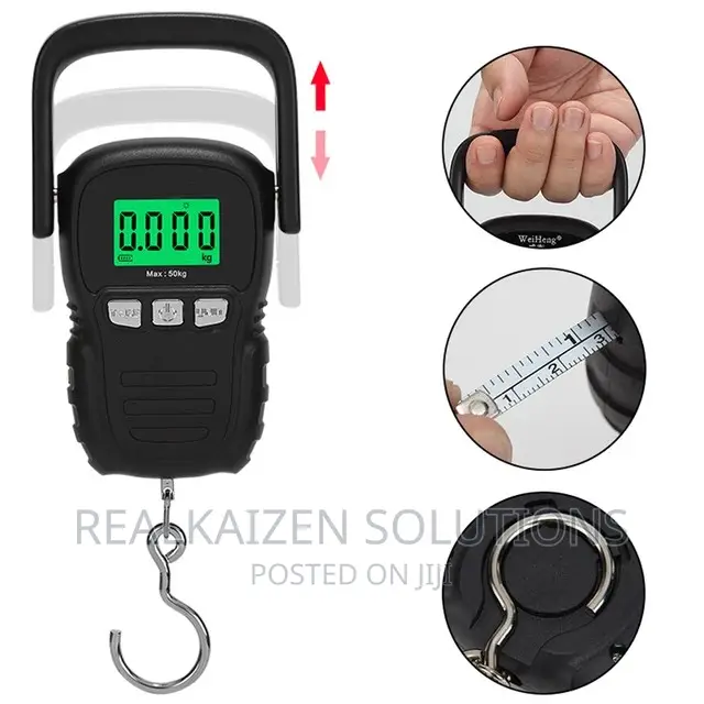 Mini 50kg Portable Electronic Backlight LCD Screen Scale