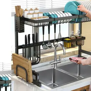 Over the Sink Dish Rack Organizer