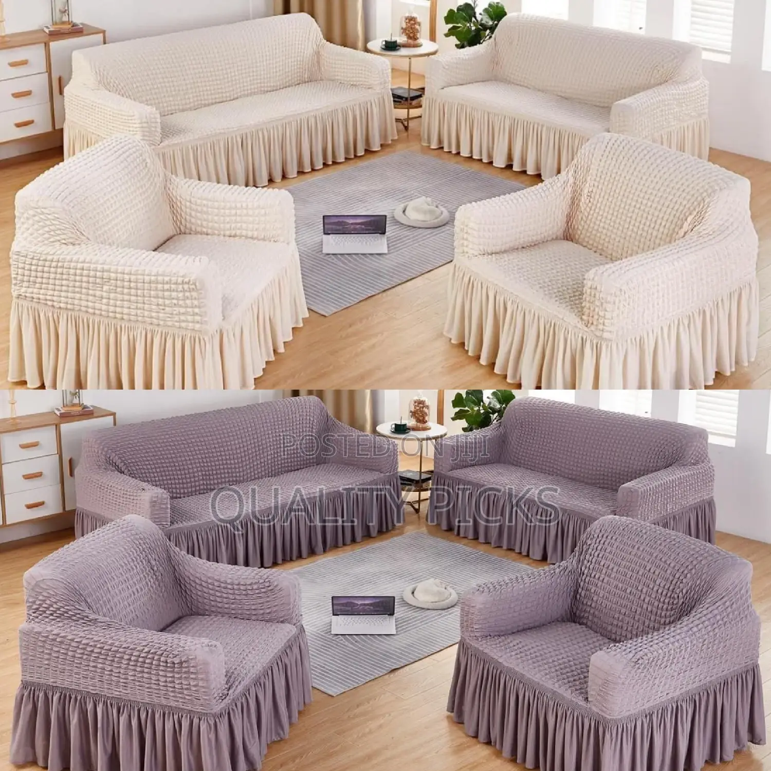 Elastic Sofa Cover Set