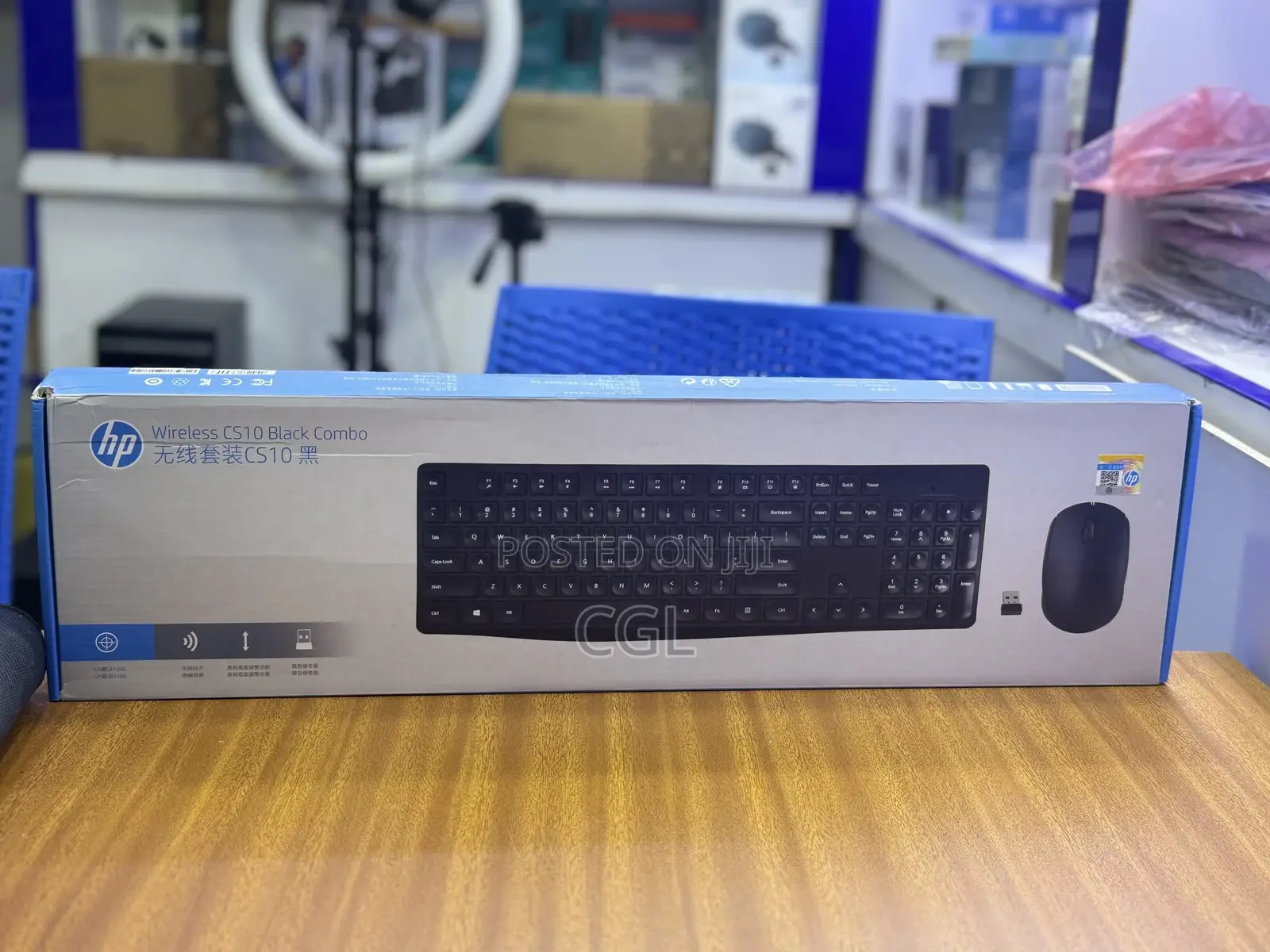 Hp Cs10 Wireless Keyboard and Mouse Original Combo