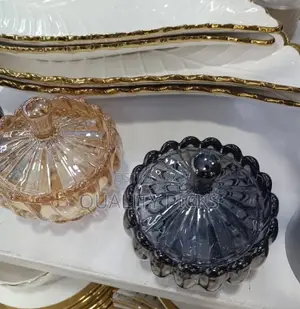 Brand New Glass Sugar Bowl