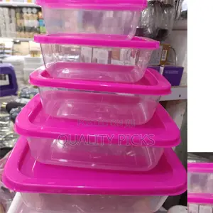 Plastic Food Storage Containers Set