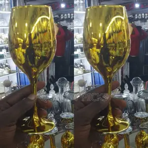 Golden Wine Glass