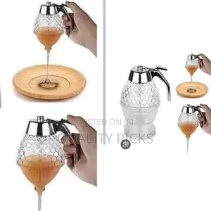 Glass Honey Dispenser Jar