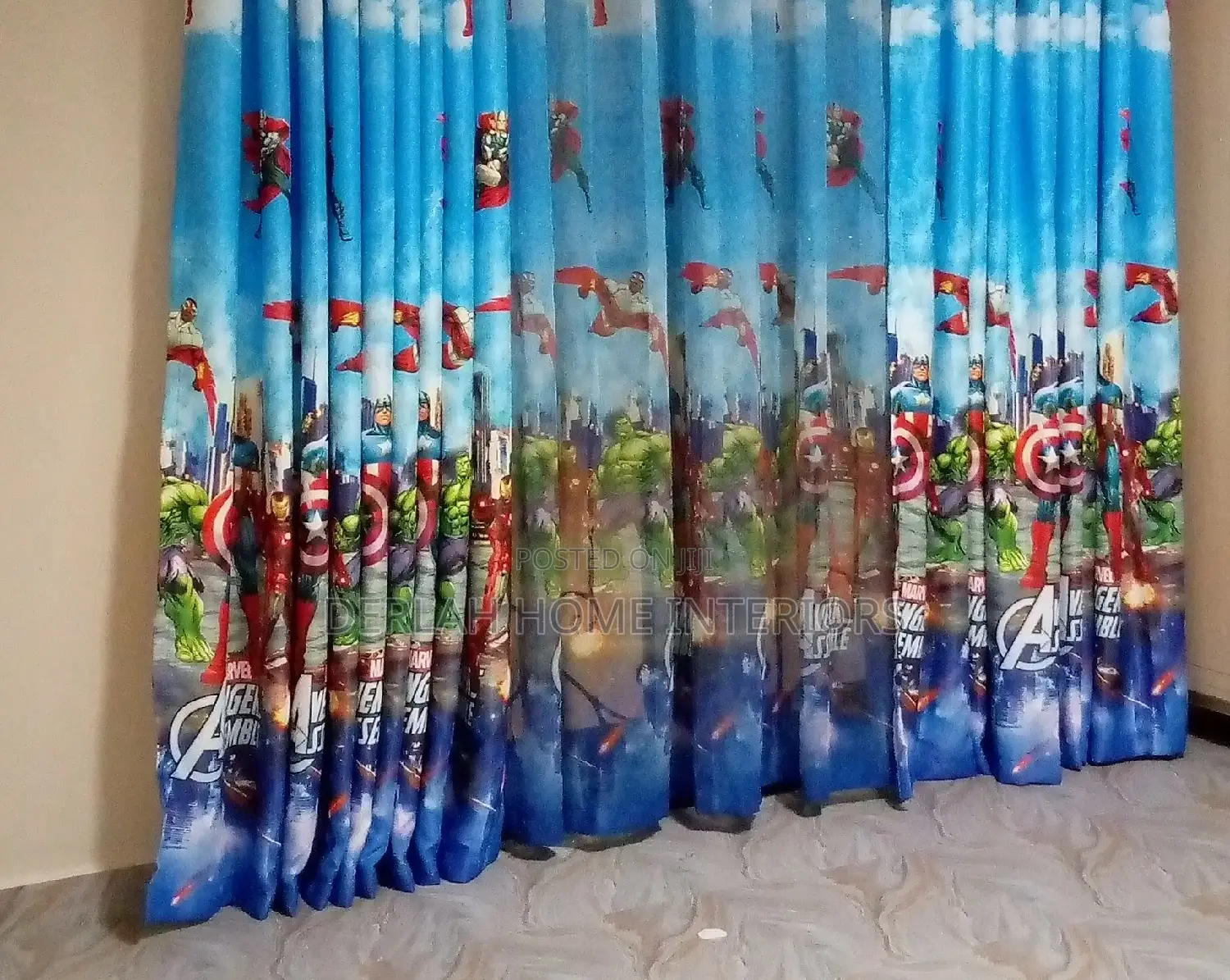BOYS ROOM CURTAINS (35000 Per Complete Meter Net 24500)