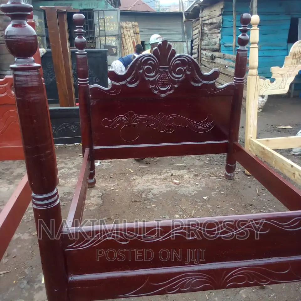 Long Poles Wooden Bed 5x6