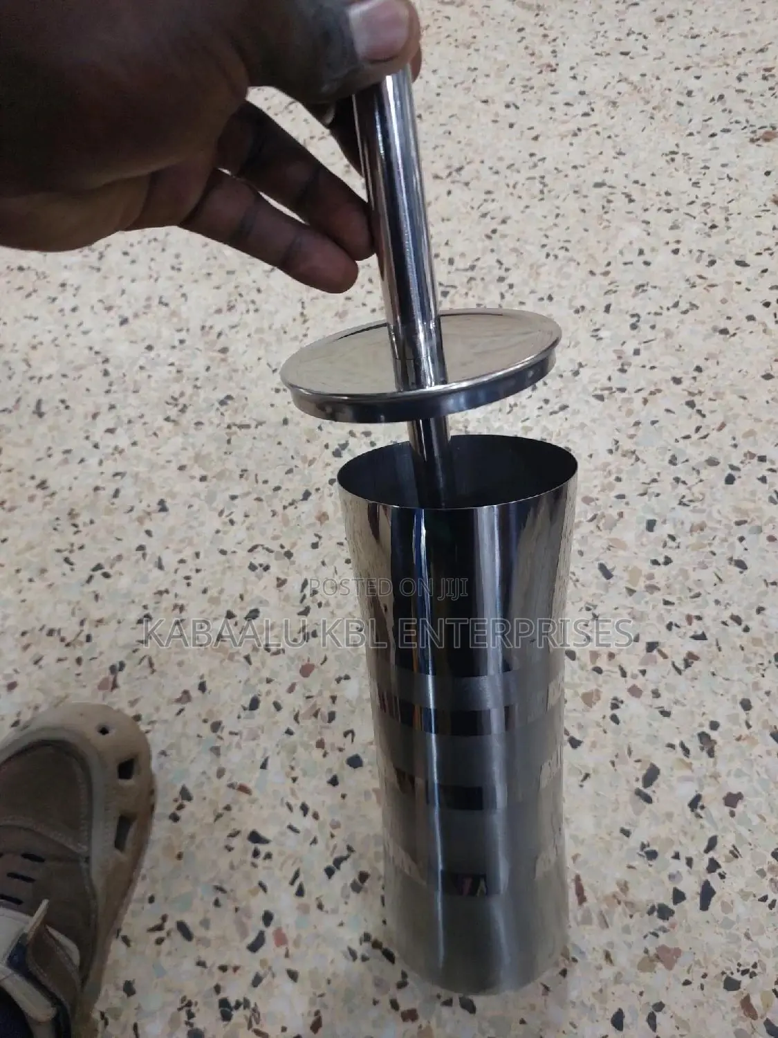 Executive Stainless Steel Toilet Brush